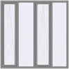 Ціноутворення Вікна 2000x2000 мм Altest Pony 375 RAL 9007 Grey aluminium з двох сторін