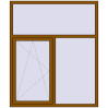 Ціноутворення Вікна 1500x1800 мм REHAU Euro 60 GOLDEN OAK з двох сторін