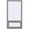 Ціноутворення Вікна 800x1500 мм Altest Pony 375 RAL 9007 Grey aluminium з двох сторін