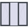 Ціноутворення Вікна 2120x1870 мм REHAU SYNEGO MD ANTHRACITE_GREY_STRUKTURAL ззовні