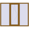 Ціноутворення Вікна 1700x1400 мм REHAU Euro 70 LIGHT_OAK з двох сторін