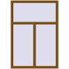 Ціноутворення Вікна 1115x1600 мм REHAU Euro 60 GOLDEN OAK з двох сторін