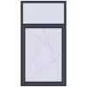 Ціноутворення Вікна 990x1850 мм REHAU SYNEGO MD ANTHRACITE_GREY_STRUKTURAL з двох сторін