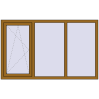 Ціноутворення Вікна 1800x1100 мм REHAU Brillant-Design LIGHT_OAK з двох сторін