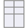 Ціноутворення Вікна 1500x2000 мм Altest Pony 375 RAL 9007 Grey aluminium з двох сторін