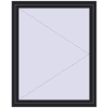 Ціноутворення Вікна 1200x1500 мм REHAU Brillant-Design BLACK_ULTI-MATT з двох сторін
