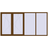 Ціноутворення Вікна 3000x1500 мм REHAU Euro 70 WALNUT ззовні