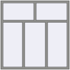 Ціноутворення Вікна 1500x1500 мм Altest Pony 375 RAL 9007 Grey aluminium з двох сторін