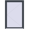 Ціноутворення Вікна 1000x1500 мм REHAU Euro 60 ANTHRACITE_GREY_STRUKTURAL ззовні