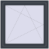 Ціноутворення Вікна 1000x1000 мм REHAU Euro 60 ANTHRACITE_GREY_STRUKTURAL з двох сторін