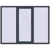 Ціноутворення Вікна 1800x1400 мм REHAU Euro 60 ANTHRACITE_GREY_STRUKTURAL ззовні