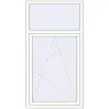 Ціноутворення Вікна 930x1740 мм REHAU Euro 70 Білий (RAL 9016) з двох сторін