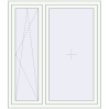 Ціноутворення Вікна 1300x1500 мм REHAU Euro 60