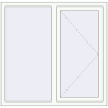 Ціноутворення Вікна 1280x1250 мм REHAU Brillant-Design