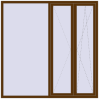 Ціноутворення Вікна 2000x2000 мм REHAU Euro 60 WALNUT з двох сторін