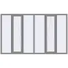 Ціноутворення Вікна 3000x1800 мм Altest Pony 375 RAL 9007 Grey aluminium з двох сторін