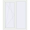 Ціноутворення Вікна 1200x1500 мм REHAU Brillant-Design Білий (RAL 9016) з двох сторін