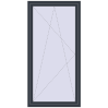 Ціноутворення Вікна 960x2000 мм REHAU Euro 70 ANTHRACITE_GREY_STRUKTURAL ззовні
