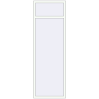 Ціноутворення Вікна 800x2400 мм REHAU Brillant-Design Білий (RAL 9016) з двох сторін