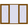 Ціноутворення Вікна 2200x1600 мм REHAU Euro 70 GOLDEN OAK з двох сторін