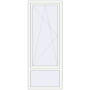 Ціноутворення Вікна 770x2010 мм REHAU Brillant-Design Білий (RAL 9016) з двох сторін
