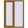 Ціноутворення Вікна 1050x1440 мм REHAU Brillant-Design LIGHT_OAK з двох сторін