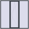 Ціноутворення Вікна 2000x2000 мм REHAU Euro 60 ANTHRACITE_GREY_STRUKTURAL з двох сторін