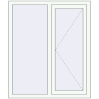 Ціноутворення Вікна 1100x1300 мм REHAU Euro 60 Білий (RAL 9016) з двох сторін