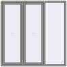 Ціноутворення Вікна 1800x1800 мм Altest Pony 375 RAL 9007 Grey aluminium з двох сторін