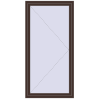 Ціноутворення Вікна 1000x2000 мм Altest Pony 375 RAL 8017 Chocolate brown з двох сторін
