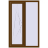 Ціноутворення Вікна 950x1450 мм REHAU Euro 70 WALNUT з двох сторін
