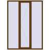 Ціноутворення Вікна 1600x2200 мм REHAU Euro 70 WALNUT з двох сторін