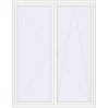 Ціноутворення Вікна 1800x2300 мм REHAU Brillant-Design Білий (RAL 9016) з двох сторін