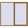 Ціноутворення Вікна 2300x2000 мм REHAU Euro 60 LIGHT_OAK з двох сторін
