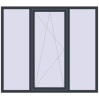 Ціноутворення Вікна 1800x1600 мм REHAU SYNEGO MD ANTHRACITE_GREY_STRUKTURAL з двох сторін