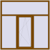 Ціноутворення Вікна 1800x1800 мм REHAU Euro 60 GOLDEN OAK з двох сторін
