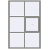 Ціноутворення Вікна 1500x2250 мм Altest Pony 375 RAL 9007 Grey aluminium з двох сторін