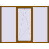 Ціноутворення Вікна 2100x1600 мм REHAU Euro 60 GOLDEN OAK з двох сторін
