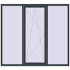 Ціноутворення Вікна 2000x1800 мм REHAU SYNEGO MD ANTHRACITE_GREY_STRUKTURAL з двох сторін
