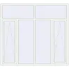 Ціноутворення Вікна 2200x2000 мм Altest Pony 375 RAL 9016 Traffic white з двох сторін
