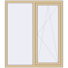 Ціноутворення Вікна 1300x1500 мм REHAU Brillant-Design RAL 1014 Ivory з двох сторін