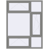 Ціноутворення Вікна 1500x2000 мм Altest Pony 375 RAL 9007 Grey aluminium з двох сторін