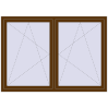 Ціноутворення Вікна 1830x1300 мм REHAU Brillant-Design WALNUT ззовні
