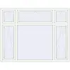Ціноутворення Вікна 2200x1700 мм Altest Pony 375 RAL 9016 Traffic white з двох сторін