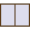 Ціноутворення Вікна 1440x1130 мм REHAU Euro 70 WALNUT з двох сторін