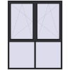 Ціноутворення Вікна 1750x2200 мм REHAU Brillant-Design BLACK_ULTI-MATT з двох сторін