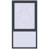 Ціноутворення Вікна 1000x1900 мм REHAU SYNEGO MD ANTHRACITE_GREY_STRUKTURAL з двох сторін