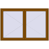 Ціноутворення Вікна 1800x1200 мм REHAU Euro 70 GOLDEN OAK з двох сторін