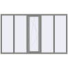 Ціноутворення Вікна 2500x1500 мм Altest Pony 375 RAL 9007 Grey aluminium з двох сторін