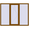 Ціноутворення Вікна 1850x1450 мм REHAU Euro 60 GOLDEN OAK з двох сторін